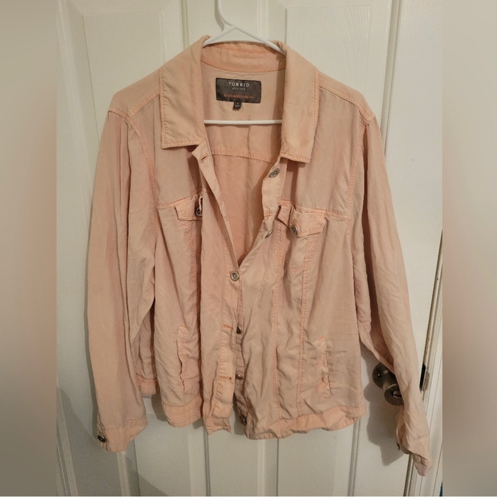 Torrid Lightweight Button Down Jacket - image 6